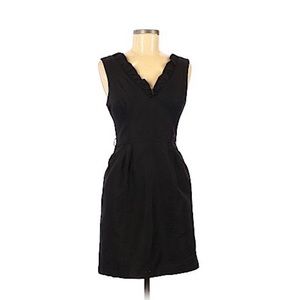 3/$25 Anthropologie Frock Tracy Reese Black LBD Silk Dress 8